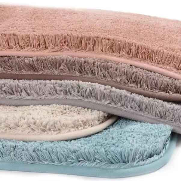 Feblilac Pure Solid Color Blue/Pink/Red/Brown/Grey/White Extra Long Thick Bathroom Mat Runner