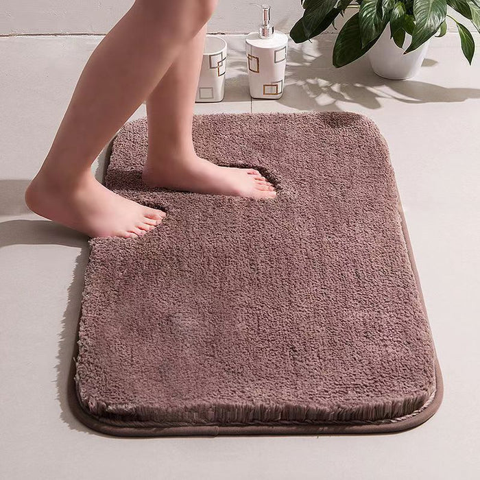 Feblilac Pure Solid Color Blue/Pink/Red/Brown/Grey/White Extra Long Thick Bathroom Mat Runner