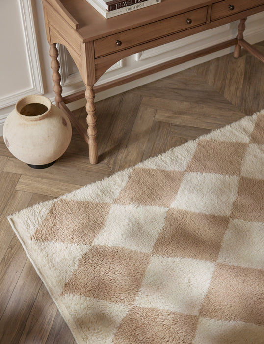 Cariad Hand-Knotted Wool Moroccan Shag Rug