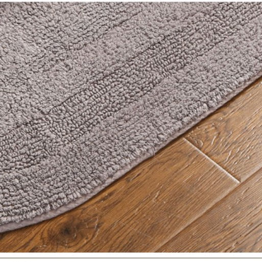 Feblilac Solid Double Sided Tufted Bath Mat