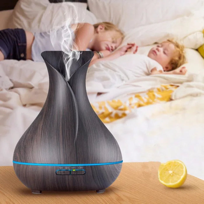 Essential Oil Diffuser Mist Maker Fogger 500ML Large Capacity Ultrasonic Air Humidifier with LED Lights for Home Aroma Diffuser