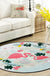 Pretty Kids Rug Multi Color Animal and Botanics Pattern Rug Pet Friendly Washable Anti-Slip Area Rug for Playroom