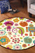 Cartoon Nursery Area Rug Multi Colored Polypropylene Rug Pet Friendly Non-Slip Washable Carpet