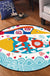 Cartoon Nursery Area Rug Multi Colored Polypropylene Rug Pet Friendly Non-Slip Washable Carpet