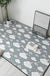 Multi Colored Geometric Rug Polyester Cartoon Area Rug Pet Friendly Anti-Slip Stain Resistant Carpet for Kids Bedroom