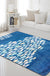 Multi-Color Marine Life Rug Polyester Nordic Area Rug Washable Pet Friendly Anti-Slip Carpet for Living Room