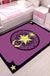 Girlish Patterned Rug Multicolor Kids Rug Polyester Anti-Slip Backing Stain Resistant Washable Area Rug for Bedroom