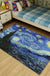 Multi-Colored Cartoon Area Rug Polyester Educational Pattern Rug Pet Friendly Stain Resistant Anti-Slip Carpet for Child Bedroom