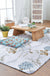 Aesthetics Botanic Rug Multi-Color Nordic Rug Cotton Machine Wash Padded Quilt Rug