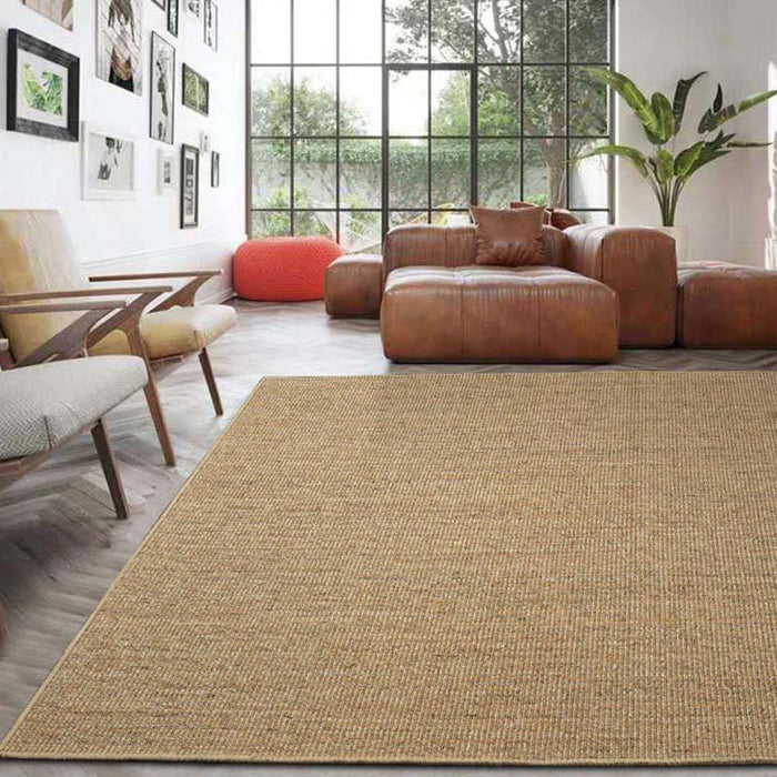 Simple Lodge Area Rug Multi Color Plain Carpet Machine Washable Pet Friendly Non-Slip Rug for Family Room