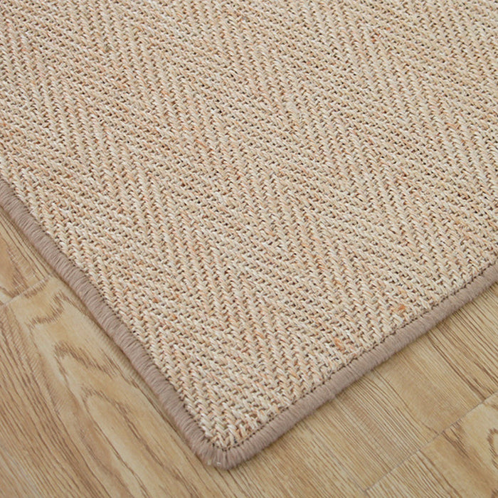 Minimal Solid Color Area Rug Multicolor Lodge Rug Sisal Anti-Slip Machine Washable Pet Friendly Rug for Home