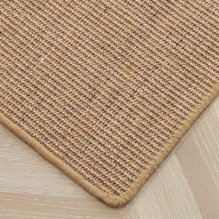 Minimal Solid Color Area Rug Multicolor Lodge Rug Sisal Anti-Slip Machine Washable Pet Friendly Rug for Home