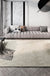 Grey Trellis Area Rug Polyester Minimalist Carpet Non-Slip Backing Pet Friendly Stain Resistant Indoor Rug for Living Room