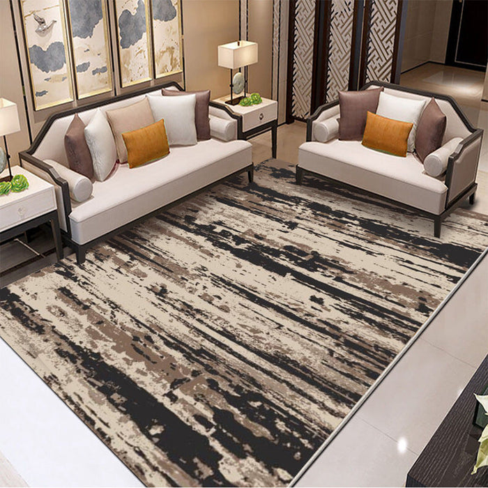 Classical Industrial Style Rug Multicolor Postmodernism Carpet Stain Resistant Pet Friendly Anti-Slip Rug for Room