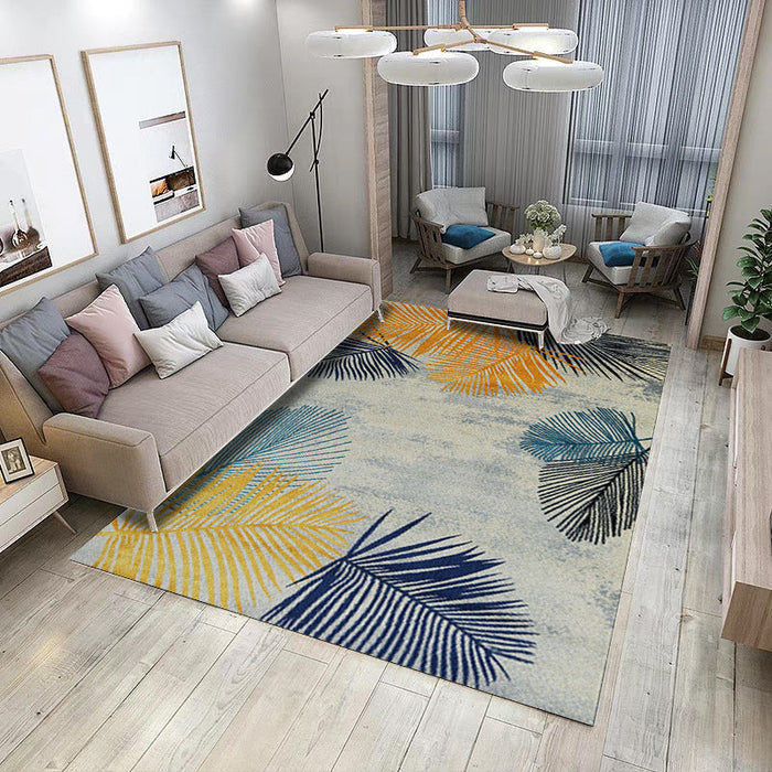 Classical Industrial Style Rug Multicolor Postmodernism Carpet Stain Resistant Pet Friendly Anti-Slip Rug for Room