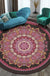 Classy Multicolor Tribal Print Rug Synthetics Bohemian Carpet Non-Slip Pet Friendly Washable Area Rug for Home Deco