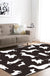 Cool Funky Area Rug Multi-Color Bulldog Print Carpet Machine Washable Stain Resistant Anti-Slip Rug for Home Decoration