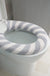 Feblilac Cute Heart/Solid/Stripe Toilet Seat Cover