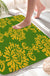 Feblilac Baroque Style One Big Flower Tufted Bath Mat