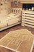 Cute Geo Printed Rug Multi-Color Cotton Blend Carpet Non-Slip Washable Area Rug for Room Decor