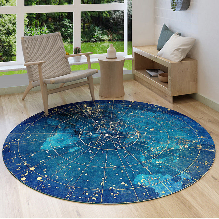 Casual Minimalist Rug Multi-Color Geometric Pattern Carpet Non-Slip Backing Area Rug for Bedroom