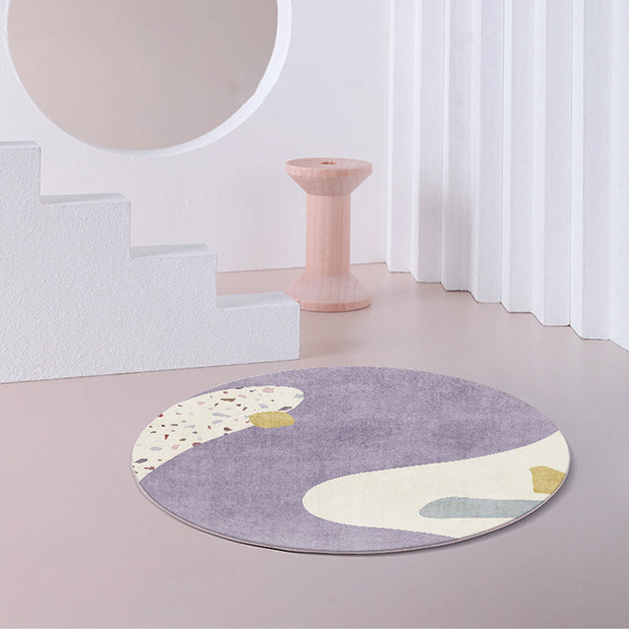 Western Geometric Rug Multi-Color Polyster Area Rug Non-Slip Easy Care Washable Carpet for Decor