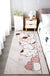 Cute Kids Room Rug Multi Colored Animal Printed Area Rug Polypropylene Non-Slip Backing Easy Care