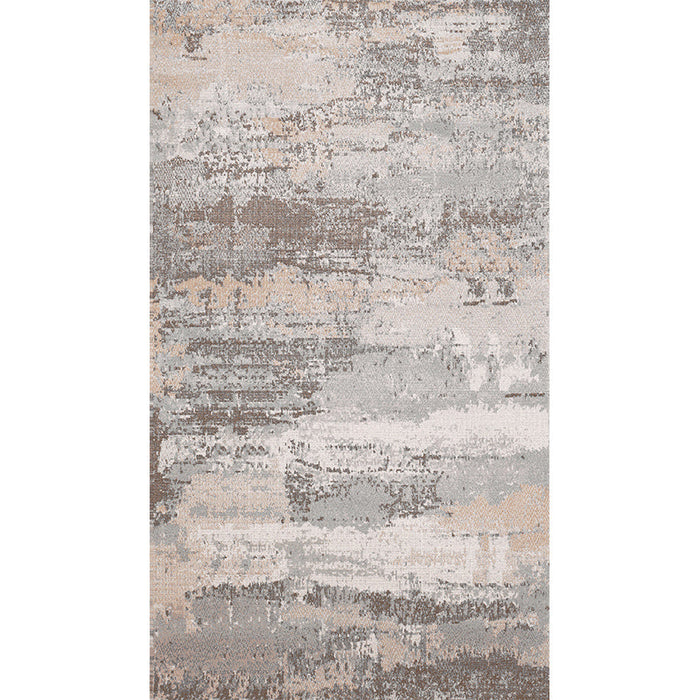 Vintage Industrial Area Rug Multicolor Abstract Rusty Rug Washable Non-Slip Backing Stain Resistant Rug for Living Room