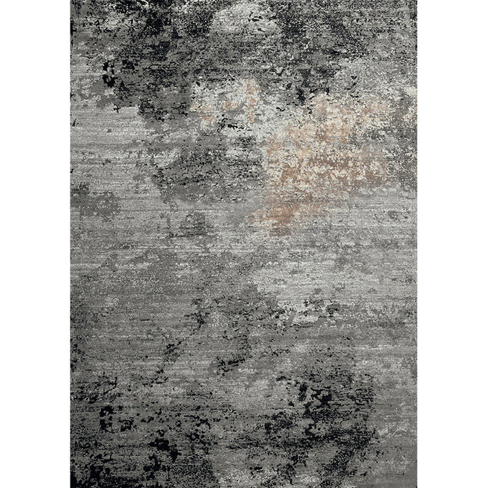 Vintage Industrial Area Rug Multicolor Abstract Rusty Rug Washable Non-Slip Backing Stain Resistant Rug for Living Room