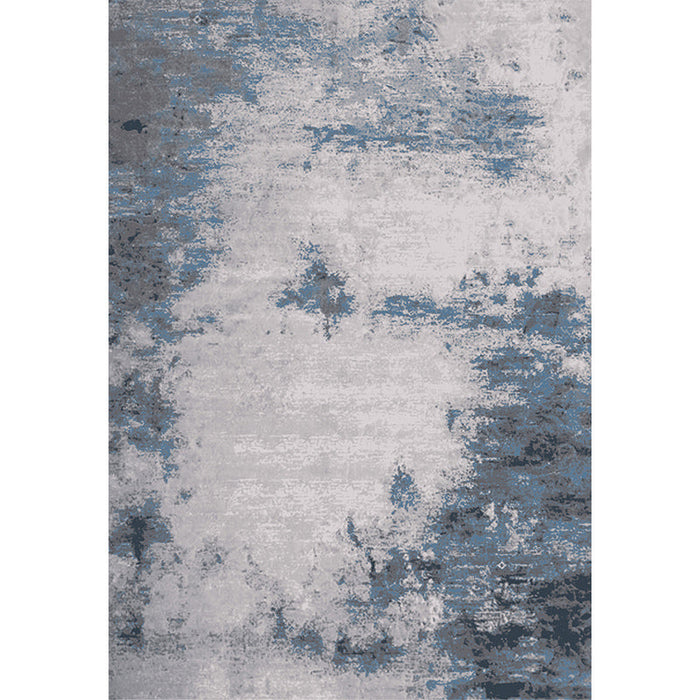 Vintage Industrial Area Rug Multicolor Abstract Rusty Rug Washable Non-Slip Backing Stain Resistant Rug for Living Room