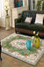 Multi Colored Bedroom Rug Shabby Chic Flower Print Area Rug Acrylic Non-Slip Backing Stain-Resistant Carpet