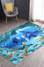 Modern Home Decoration Rug Multicolor Geography Area Rug Polyster Easy Care Washable Indoor Rug