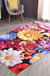 Modern Home Decoration Rug Multicolor Geography Area Rug Polyster Easy Care Washable Indoor Rug