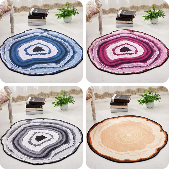 Unique Decoration Rug Multicolor 3D Print Area Rug Polypropylene Easy Care Pet Friendly Washable Indoor Rug