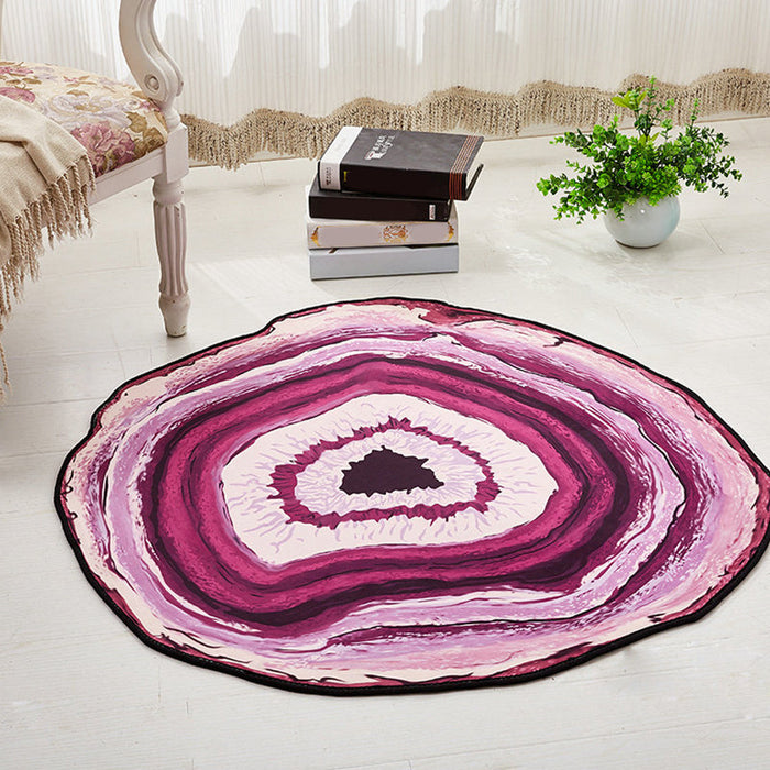 Unique Decoration Rug Multicolor 3D Print Area Rug Polypropylene Easy Care Pet Friendly Washable Indoor Rug