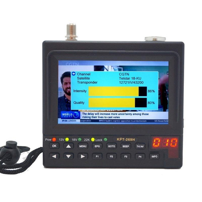 KPT-269H DVB-S2 Satellite Finder Full HD Digital Satellite TV Receiver Finder Meter MPEG-4 HD DVB-S Satellite Finder