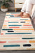 Cute Kids Bedroom Rug Multi Colored Cartoon Printed Area Rug Lamb Wool Non-Slip Machine Washable Rug