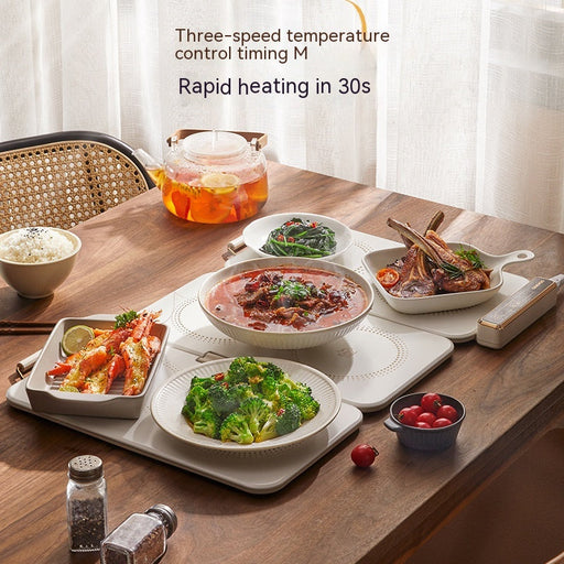 Folding Dishes Warming Food Insulation Board Keeping Plate