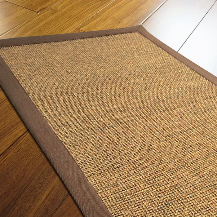 Farmhouse Solid Color Rug Multi Color Sisal Area Rug Non-Slip Backing Pet Friendly Easy Care Area Carpet for Bedroom