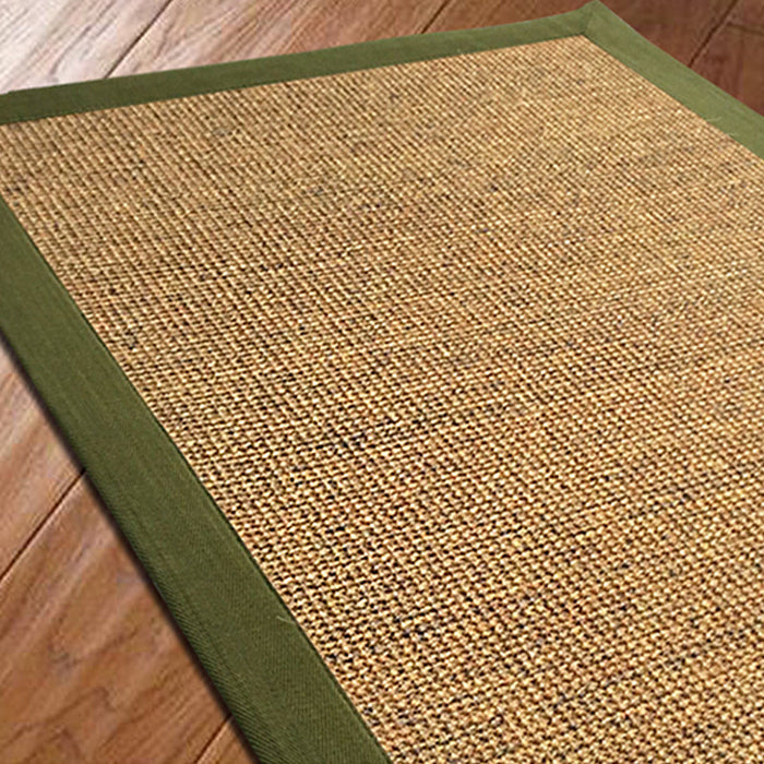 Farmhouse Solid Color Rug Multi Color Sisal Area Rug Non-Slip Backing Pet Friendly Easy Care Area Carpet for Bedroom