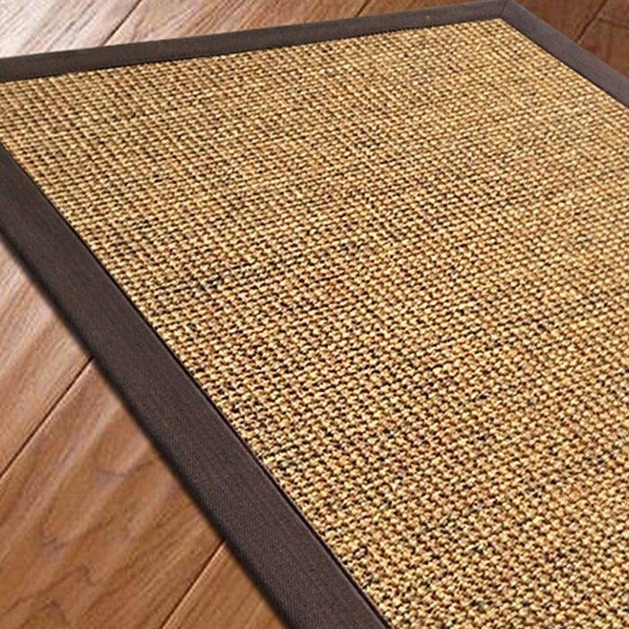 Farmhouse Solid Color Rug Multi Color Sisal Area Rug Non-Slip Backing Pet Friendly Easy Care Area Carpet for Bedroom