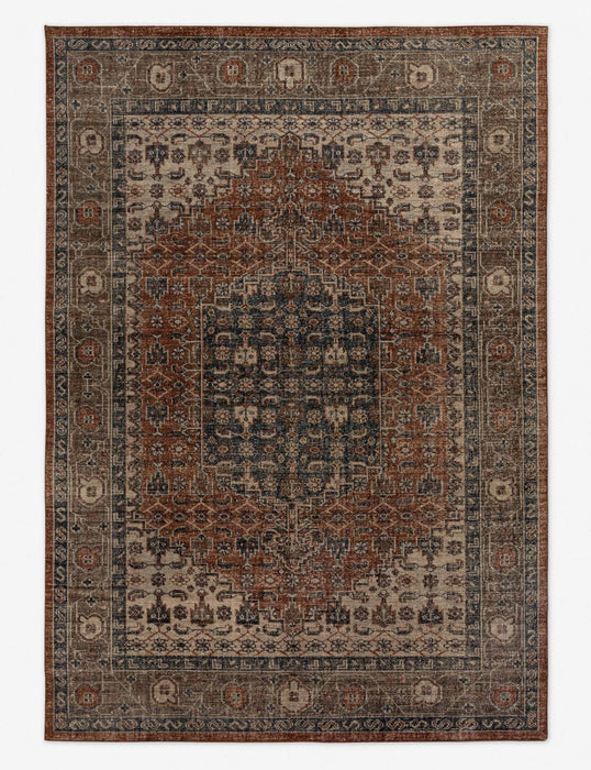 Alastor Hand-Knotted Wool-Blend Rug