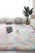 Calming Living Room Rug Multicolored Patterned Indoor Rug Shag Non-Slip Backing Pet Friendly Area Carpet