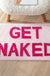 Pink Get Naked Bath Mat