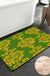 Feblilac Baroque Style One Big Flower Tufted Bath Mat