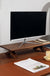 Black Walnut Solid Wood Glass Laptop Desktop Riser