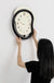 Creative Simple Punch-free Living Room Wall Clock