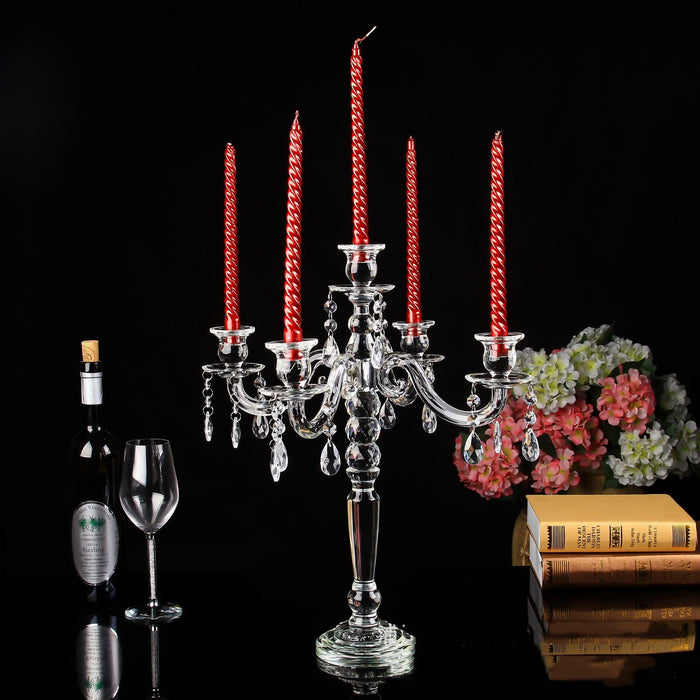 European-style Five-head Crystal Candlestick Wedding Wedding Decoration