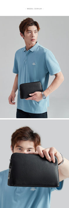 Fingerprint Lock Men's Clutch