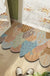 Feblilac Irregular Autumn Woods PVC Coil Door Mat